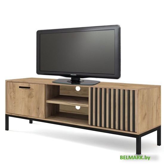 Тумба Halmar Lamino RTV-1 (дуб крафт/черный) - фото2