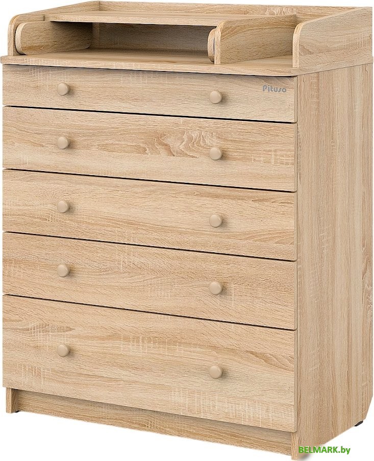 Детский комод Pituso Tori БП-00004220 (дуб сонома) - фото