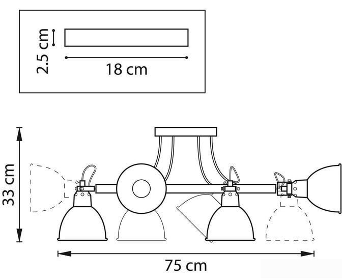 Припотолочная люстра Lightstar Acrobata 761063 - фото2
