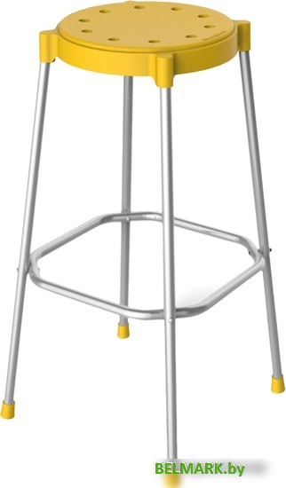 Стул Sheffilton SHT-S48 (желтый/хром лак) - фото