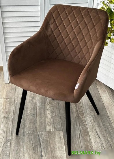 Стул с подлокотниками M-City Brandy 629M05175 (505-11 кофе/черный) - фото