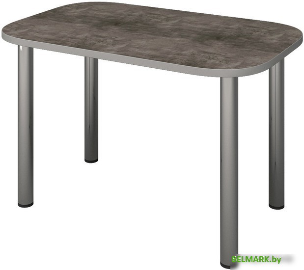Кухонный стол Senira Р-001-01 (бетон/хром) - фото