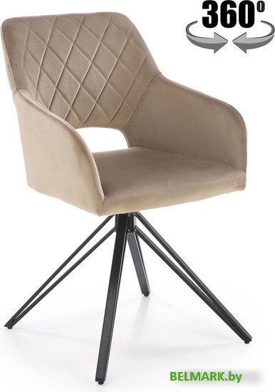 Стул Halmar K535 (бежевый/черный) - фото