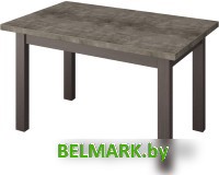 Кухонный стол Senira Кастусь 120-160x75 (бетон/венге) - фото