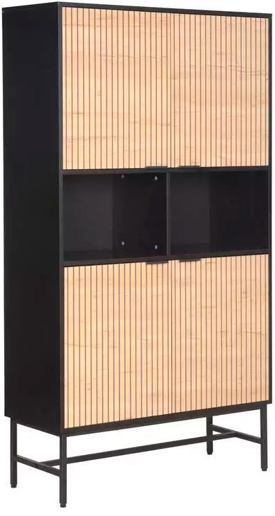 Стеллаж Signal Mago R1 (дуб/черный мат) - фото