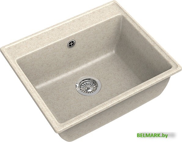 Кухонная мойка GranFest GF-V-580 (бежевый) - фото