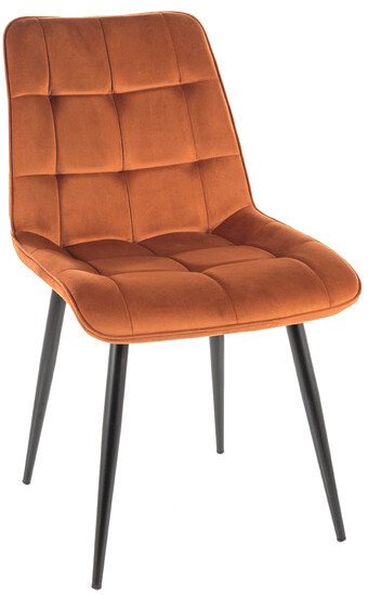 Стул Signal Chic Velvet (bluvel 4215 корица/черный) - фото