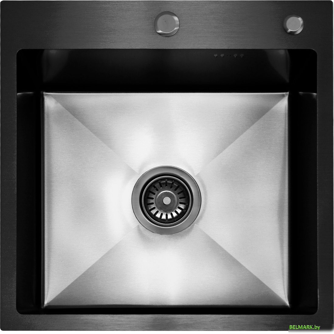 Кухонная мойка Blantek FS-5050B Nano black ECO (+501F40-B) - фото