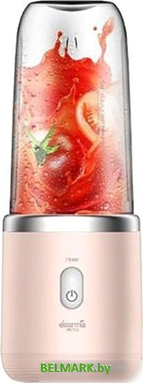 Портативный блендер Deerma DEM-NU05 Pink - фото