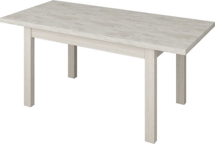 Кухонный стол Senira Кастусь 110-145x70 (сосна монрепо/белый) - фото2