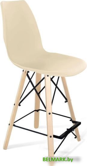 Стул Sheffilton SHT-ST29/S80-1 (бежевый/прозрачный лак/черный) - фото