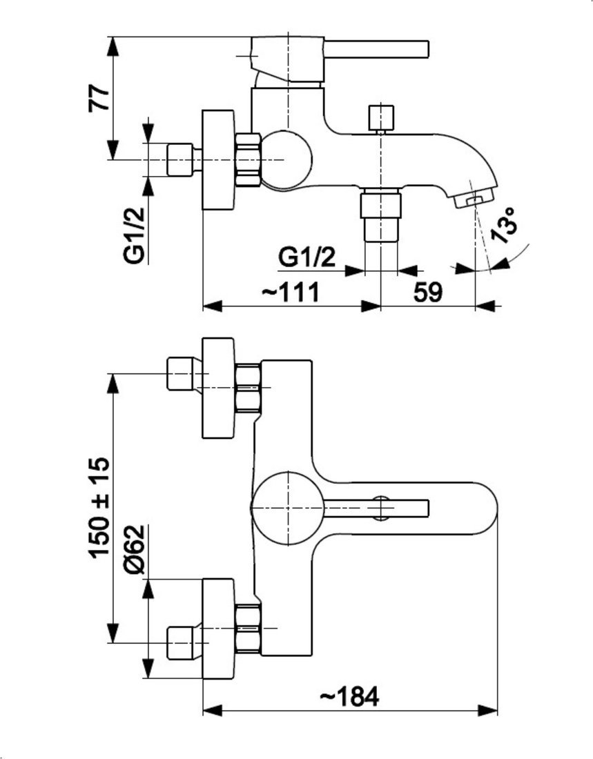 Смеситель KFA Armatura Moza 503401034 - фото2