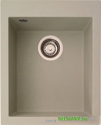 Кухонная мойка Longran Cube CUG 410.500 (truffle/54) - фото