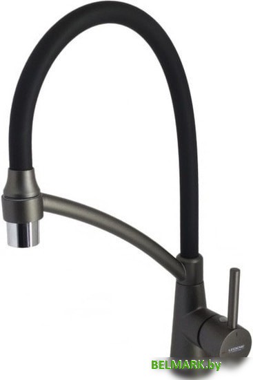 Смеситель Ledeme L4399U-2 (графит/черный) - фото