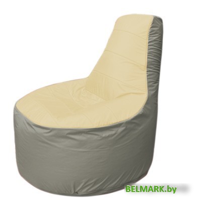 Кресло-мешок Flagman Трон Т1.1-2022 (бежевый/серый) - фото
