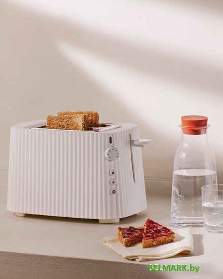 Тостер Alessi Plisse MDL08W (белый) - фото2