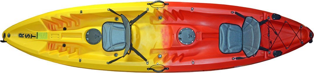 Байдарка Rst Ривьера 18012 (красно-желтый) - фото