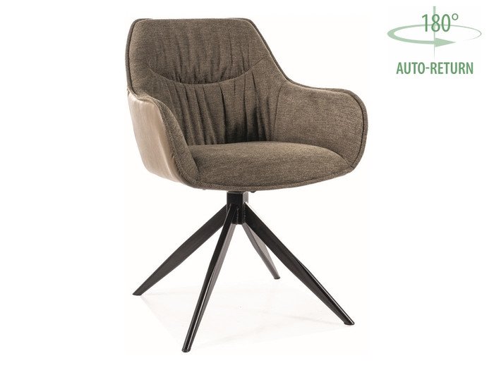 Стул Signal Sempre Brego 77/Buffalo 10 (оливковый/черный) - фото