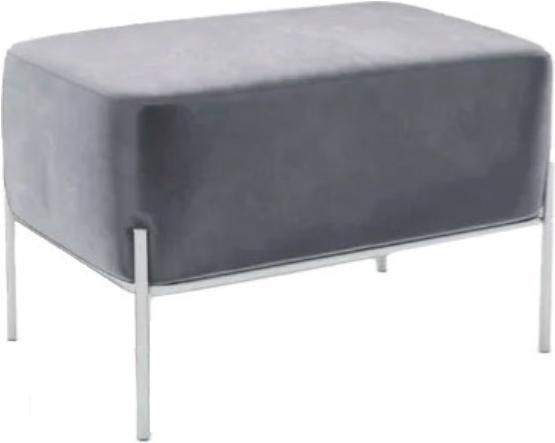 Банкетка Hype Mebel Баг (белый/серый) - фото