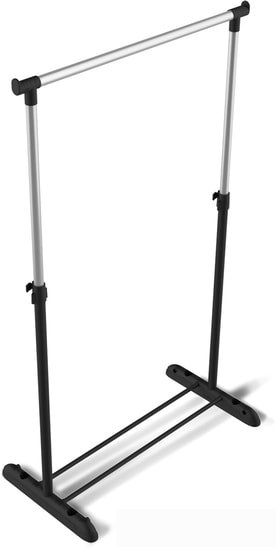 Стойка для одежды Sheffilton SHT-WR4340 898768 (черный/черный муар/хром лак) - фото2