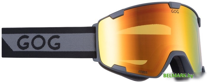 Горнолыжная маска (очки) GOG Polarized H606-3P (серый матовый) - фото2