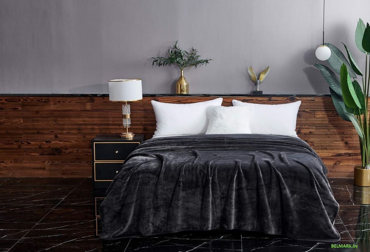 Покрывало Sofi De MarkO София 220x240 Пл-Са019-220x240 (антрацит 1) - фото