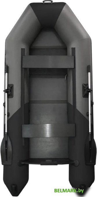 Моторно-гребная лодка Муссон 3000 С (серый/черный) - фото