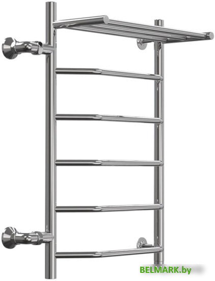 Полотенцесушитель Granula Трапеция, с полочкой боковое подключение левое 50х80 см - фото