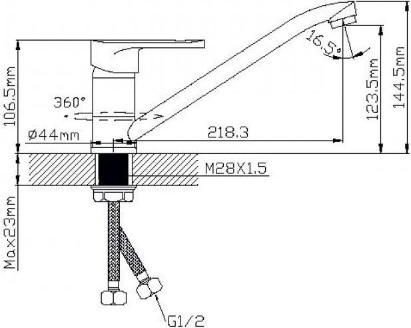 Смеситель Wisent WP49201 - фото2
