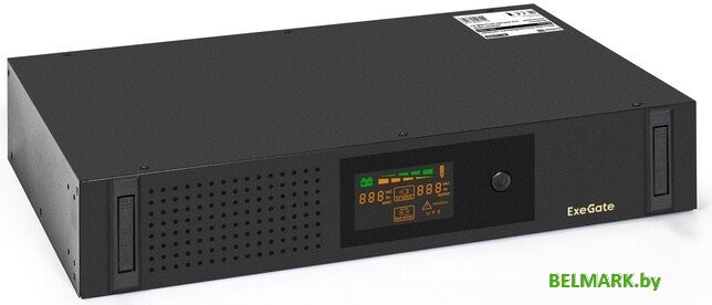 Источник бесперебойного питания ExeGate ServerRM UNL-2000.LCD.AVR.2SH.3C13.USB.2U - фото2