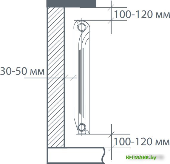 Алюминиевый радиатор Royal Thermo Revolution 500 (5 секций) - фото2