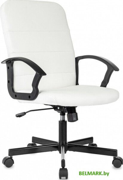 Офисное кресло Бюрократ Triest (белый, экокожа) - фото