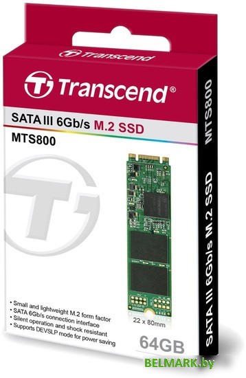 SSD Transcend MTS800 64GB TS64GMTS800S - фото2