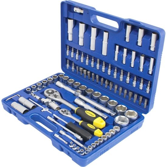 Универсальный набор инструментов Калибр НСМ-94 (94 предмета) - фото2