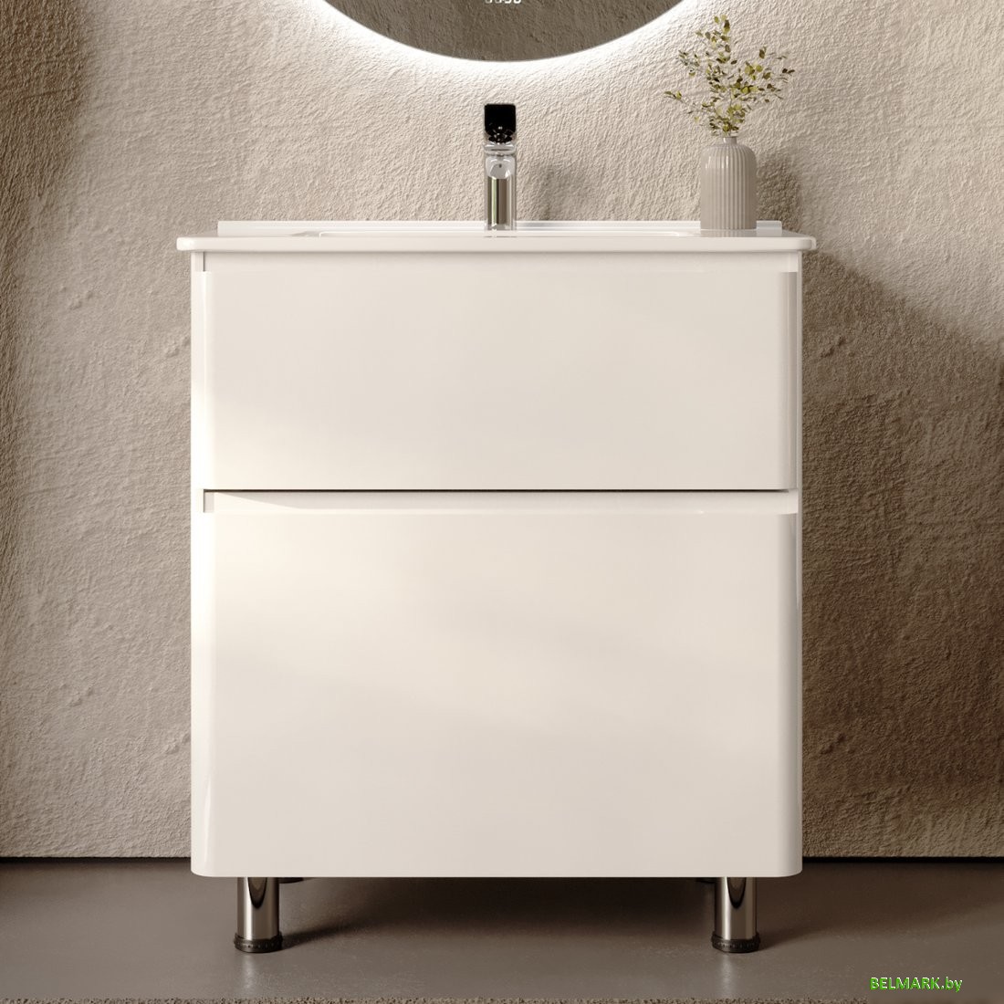 Raval Тумба под умывальник Claridy Clar.01.70/N/W/RL - фото