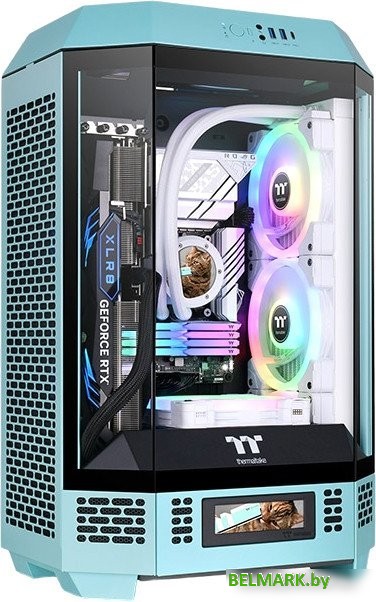 Корпус Thermaltake The Tower 300 Turquoise CA-1Y4-00SBWN-00 - фото