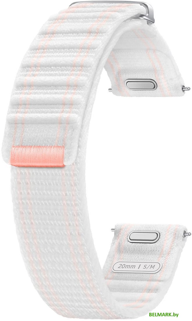 Ремешок Samsung Fabric для Samsung Galaxy Watch7 (S/M, бело-розовый) - фото