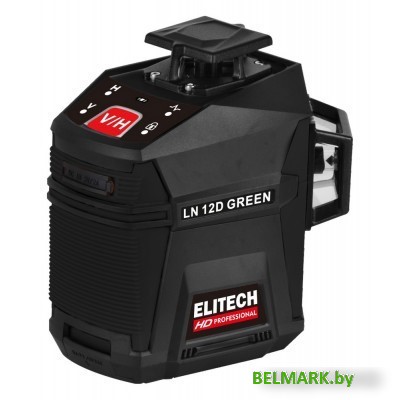 Лазерный нивелир ELITECH HD Professional HD LN 12D Green 204736 - фото2