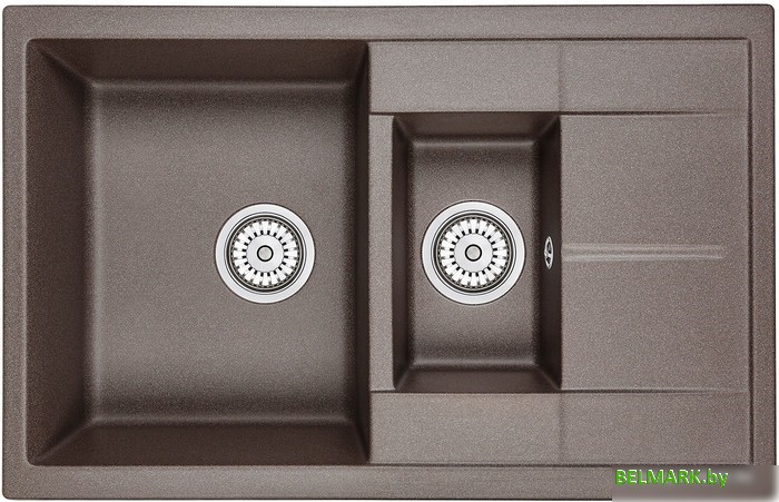 Кухонная мойка Granula 7802 (эспрессо) - фото