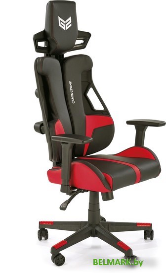 Кресло Halmar Nitro (черный/красный) - фото