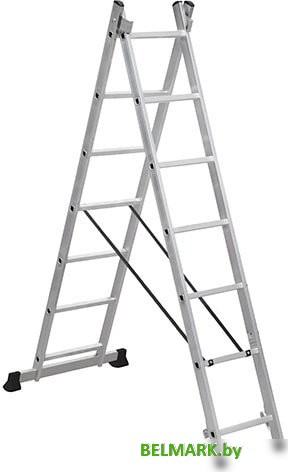 Лестница-стремянка Алюмет SC2011 (2х11 ступеней) - фото
