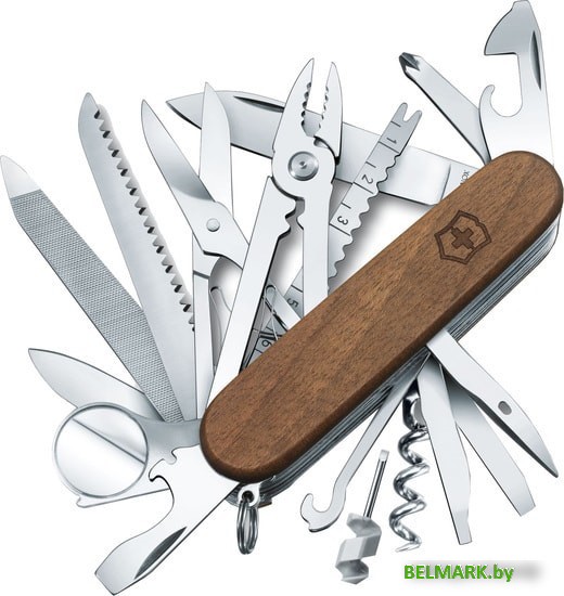 Мультитул Victorinox Swiss Champ Wood (коричневый) - фото