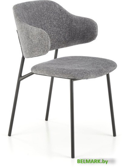 Стул Halmar K497 (светло-серый/черный) - фото