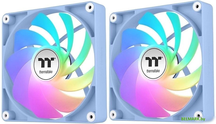 Набор вентиляторов Thermaltake CT120 Sync Reverse ARGB 2-Fan Pack CL-F200-PL12BU-A - фото