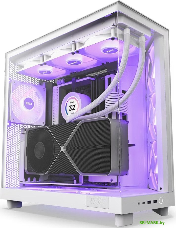 Корпус NZXT H6 Flow RGB CC-H61FW-R1 - фото