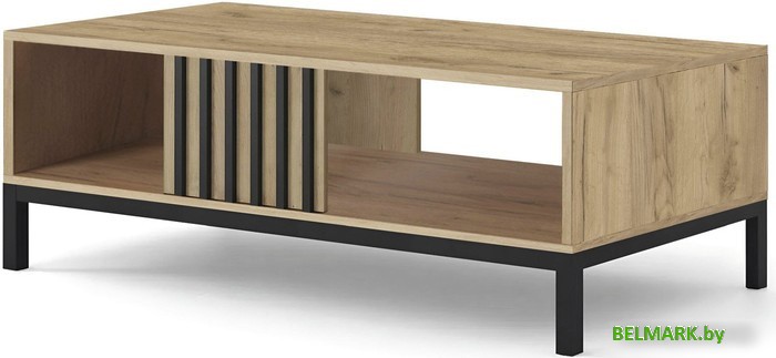 Журнальный столик Halmar Lamino Law-1 (дуб крафт/черный) - фото