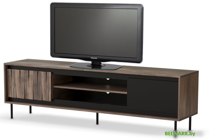 Тумба Halmar Swing RTV-1 (орех/черный) - фото2