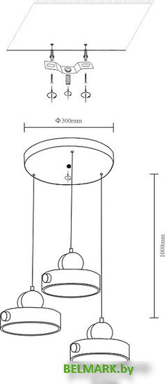Подвесная люстра Velante 447-006-03 - фото2