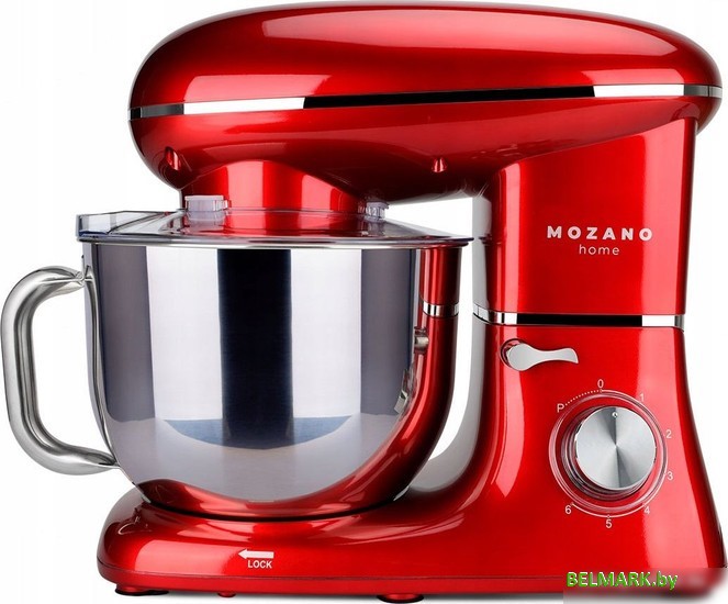 Планетарный миксер Mozano Kitchen Machine ROB-01 (красный) - фото2