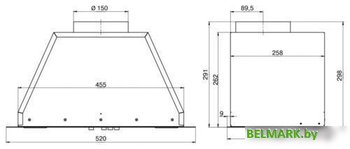 Кухонная вытяжка Elikor Врезной блок 52П-400-П3Д (белый) - фото2